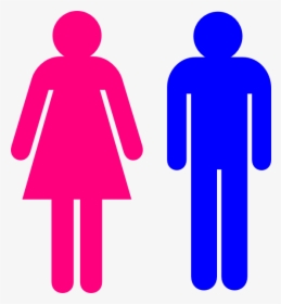 Symbol Male And Female Clip Art At Clker Com Vector - Man And Women Stick Figure, HD Png Download, Free Download