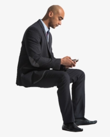Transparent Sitting Silhouette Png - Sitting Cut Out Business People, Png Download, Free Download