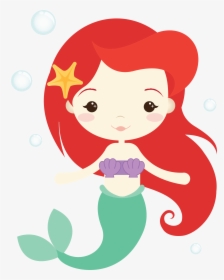 Little Mermaid Baby Png, Transparent Png, Free Download