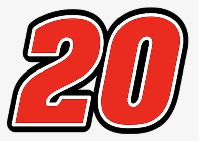 Nascar Font 20 Number Red Nascar Font Rojo Numeral, HD Png Download, Free Download