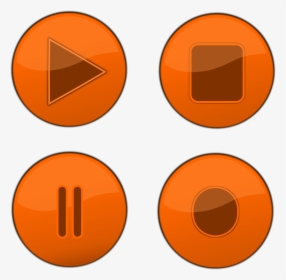 Buttons, Stop, Record, Pause, Play, Symbol, Player - Play Pause Stop Button Png, Transparent Png, Free Download
