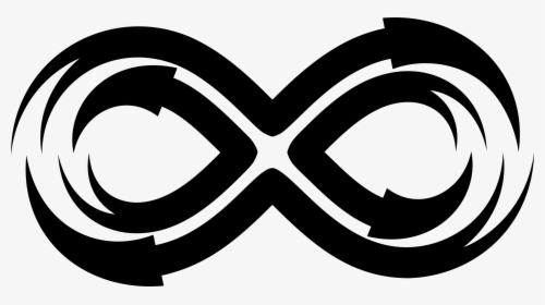 Png Arrows -this Free Icons Png Design Of Infinity - Infinity Logo Black And White, Transparent Png, Free Download