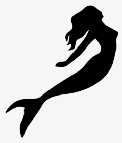 Mermaid Siluete Png - Mermaid Silhouette No Background, Transparent Png, Free Download