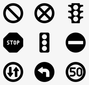 Traffic & Road Signs - Prohibition Signs And Symbols, HD Png Download, Free Download