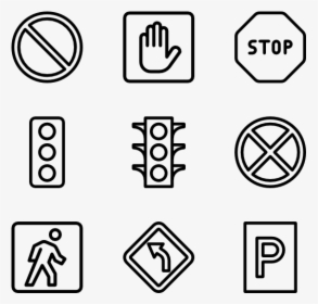 Traffic & Road Signs - Graphic Design Icon Vector, HD Png Download, Free Download
