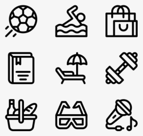 Hobbies & Free Time - Design Icons Vector, HD Png Download, Free Download