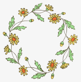 Floral Wreath Clip Art Amp Vector Images Oh So Nifty - Flower Wreath Png, Transparent Png, Free Download