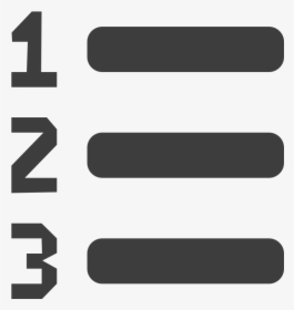 Icon Number List Png, Transparent Png, Free Download