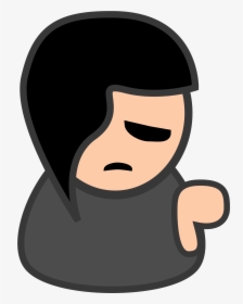 The Sad Little Emo Clip Arts - Emo Clipart, HD Png Download, Free Download