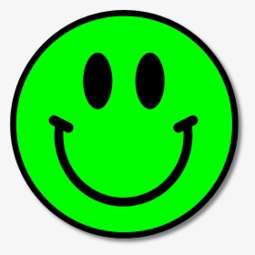 Happy Face Symbol - Green Smiley Face Emoji, HD Png Download, Free Download