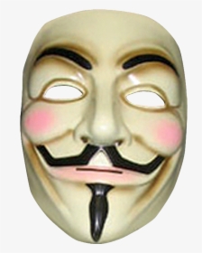 Anonymous Mask Png Clipart - V Per Vendetta Mask, Transparent Png, Free Download