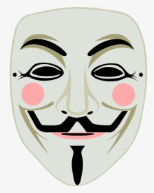 Anonymous Mask Free Png Image - Guy Fawkes Mask, Transparent Png, Free Download