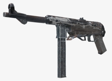 Cod Gun Png -mp 40 Png - Cod Wwii Mp40 Png, Transparent Png, Free Download