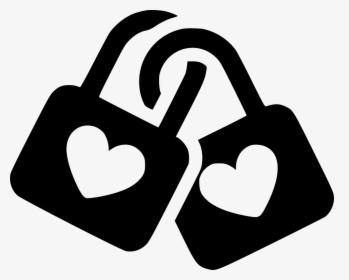 Lock Couple Together Anniversary Comments - Transparent Couple Icon Png, Png Download, Free Download