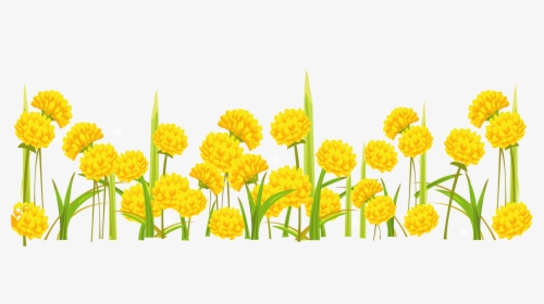 Dandelion Png - Transparent Background Yellow Flower Clipart, Png Download, Free Download