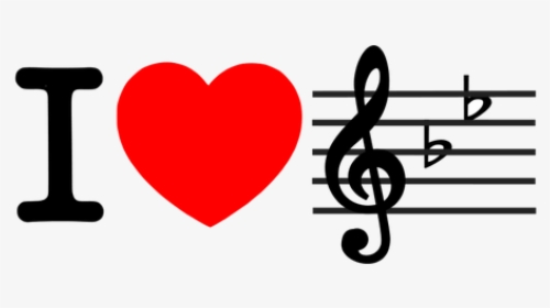 I Love Music Sign Vector Graphics - Love Music Clipart, HD Png Download, Free Download