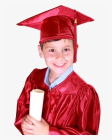 Little Boy In Graduation Gown And Mortarboard Png Image - Niño Con Tunica Licenciatura, Transparent Png, Free Download