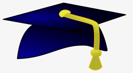 Blue And Yellow Graduation Cap, HD Png Download, Free Download
