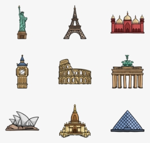 Monuments Of The World 100 Free Icons - Monuments Of The World Png, Transparent Png, Free Download