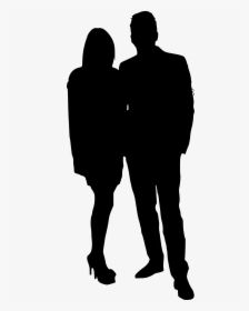Silhouette Of A Couple, HD Png Download, Free Download