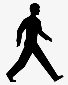 Silhouette People Walking Clipart Dog Silhouette Walking - Png Walking Silhouette Human, Transparent Png, Free Download
