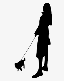 Transparent Background Dog Walker Silhouette, HD Png Download, Free Download