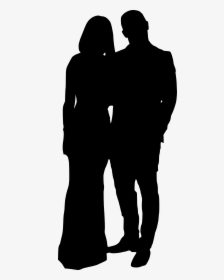 Vector Couple Silhouette Png, Transparent Png, Free Download