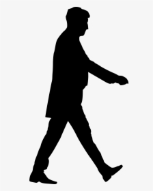 People Walking Silhouette Png, Transparent Png, Free Download