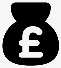 Money Bag With Pound Sign - Pound Sign Icon, HD Png Download, Free Download