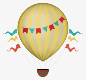 Vintage Hot Air Balloon Clipart - Hot Air Balloon Clipart Png, Transparent Png, Free Download