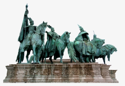 Budapest Hungary, Heroes Square, Statue, Monument - Monument Png, Transparent Png, Free Download