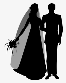Wedding Couple Silhouette Clip Art - Wedding Dance Couple Vector Png, Transparent Png, Free Download