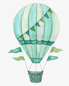 Air Balloon Png Clipart - Nursery Wall Art Hot Air Balloon, Transparent Png, Free Download