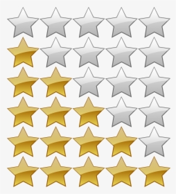 5 Star Rating Icon - Rating Star Icon Png, Transparent Png, Free Download