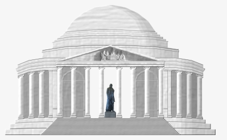 Thomas Jefferson Memorial Lincoln Memorial Monument - Thomas Jefferson Memorial, HD Png Download, Free Download