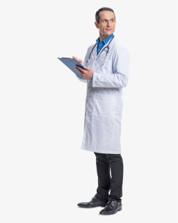 Transparent Man Standing Png - Cut Out People Doctor Png, Png Download, Free Download