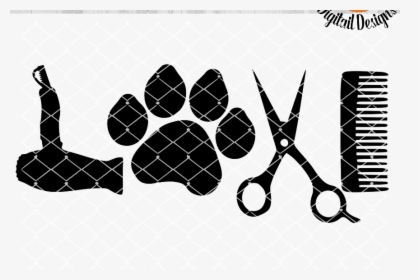 Transparent Stethoscope Silhouette Png - Free Dog Groomer Svg, Png Download, Free Download