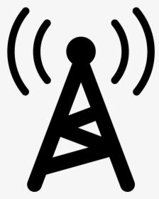 Radio Tower Filled Icon - Cell Tower Icon Png, Transparent Png, Free Download