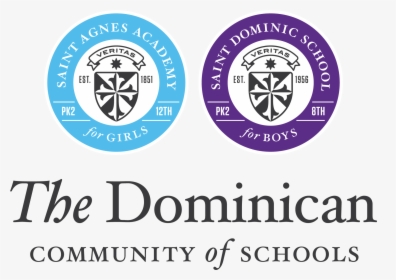 Saint Agnes Academy Saint Dominic School - St Agnes Academy Logo, HD Png Download, Free Download