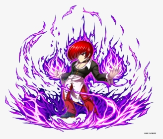 Kof Iori - Brave Frontier King Of Fighters, HD Png Download, Free Download