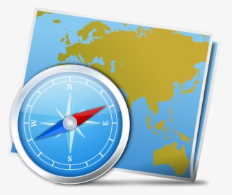 Compass And Map Clipart, HD Png Download, Free Download