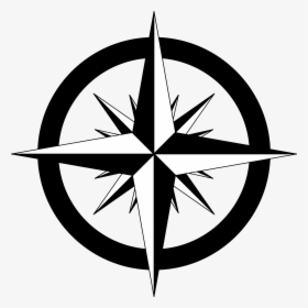 Clipart - Compass Rose Vector Png, Transparent Png, Free Download