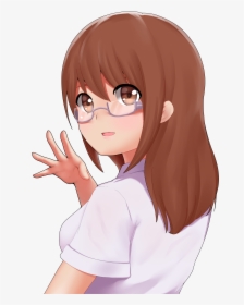 Animated Librarian Girl, HD Png Download, Free Download