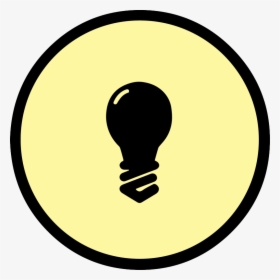 Light Bulb Silhouette Png, Transparent Png, Free Download