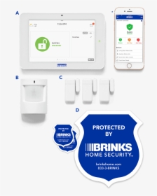 Brinks Home Security Systems Transparent, HD Png Download, Free Download