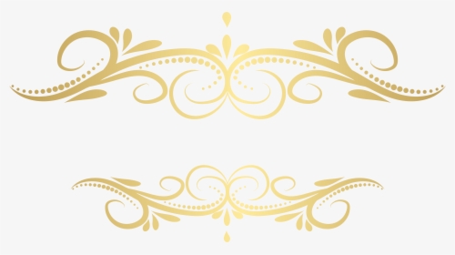 Clip Art Elements Png - Gold Swirls Transparent Background, Png Download, Free Download