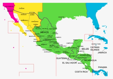 Mexico And Central America Cities, HD Png Download, Free Download