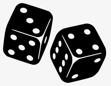 Dice Png - Black And White Dice Png, Transparent Png, Free Download