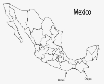 Where Is Marimba Band Music From - Mapa De Mexico En Blanco, HD Png Download, Free Download