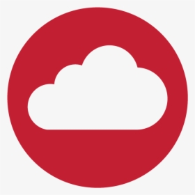 Transparent Cloud Icon Png Transparent - Cloud Computing Red Logo, Png Download, Free Download